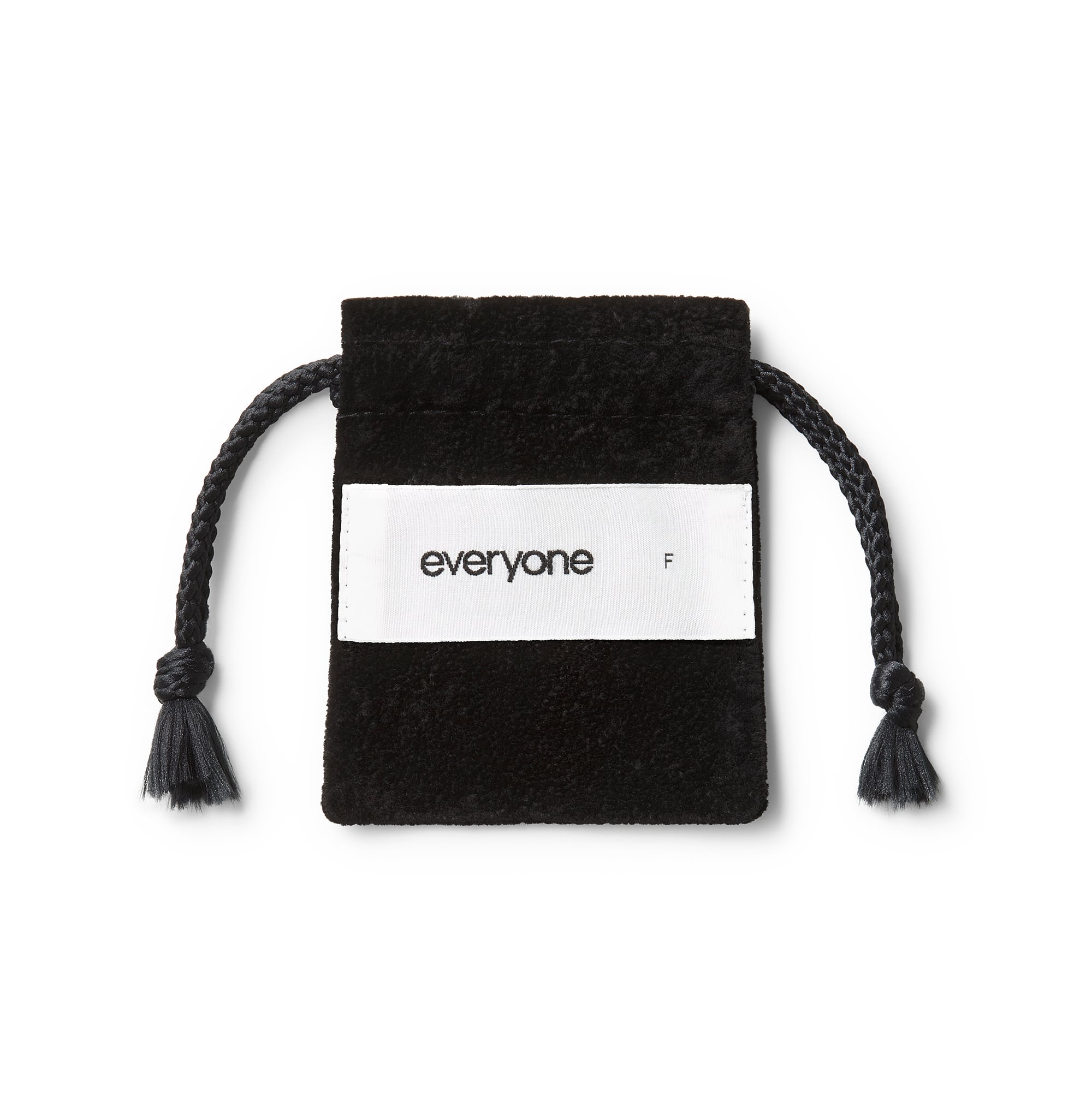 新品 everyone ナイロン巾着ポーチ 黒 ブラック black everyone 巾着袋
