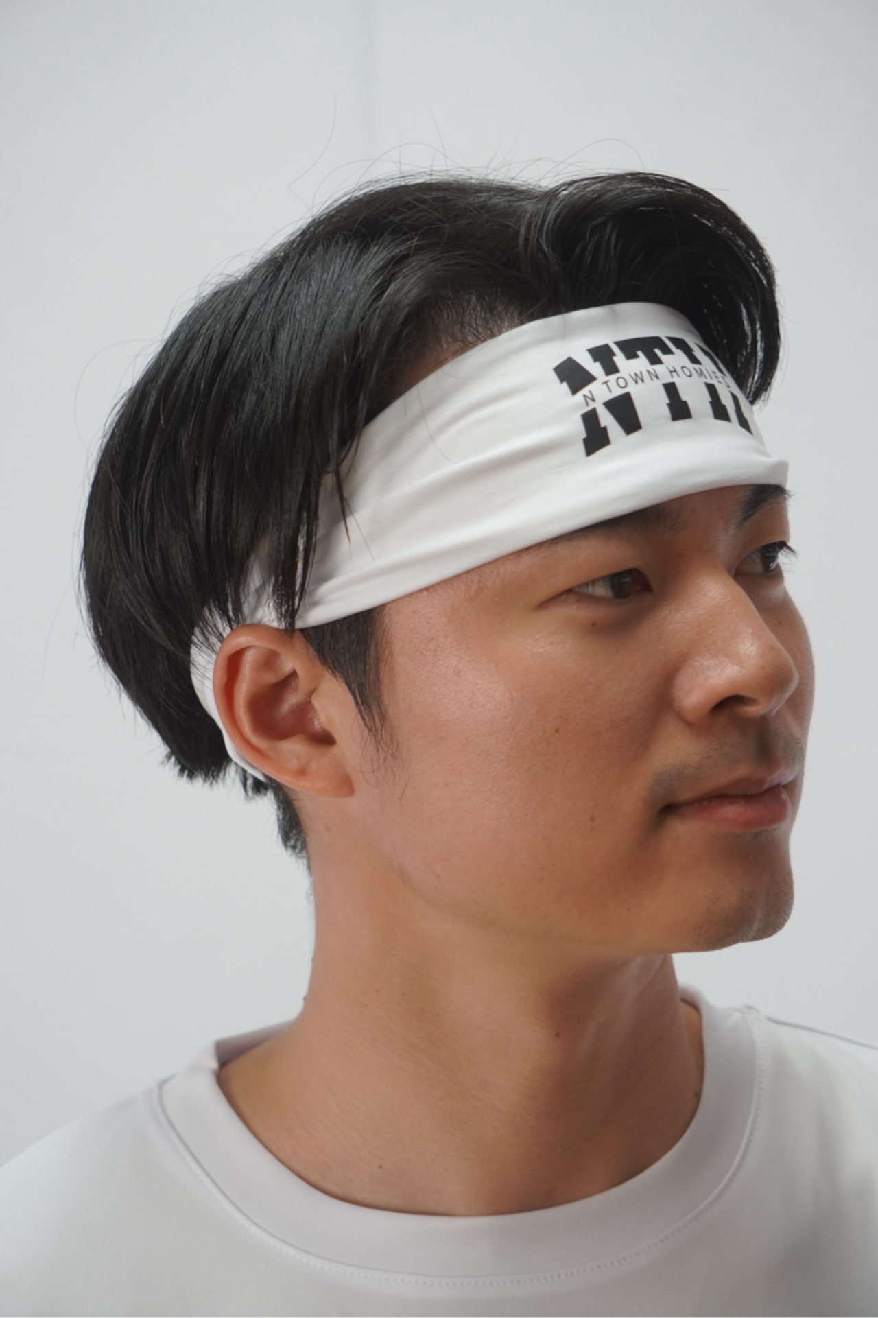 NTH LOGO HAIR BAND color White - 3