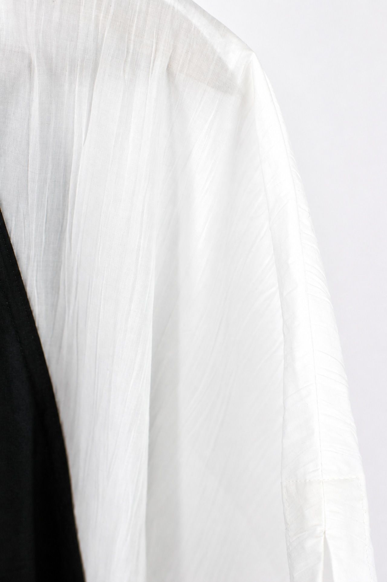 【ASEEDONCLÖUD】 Market shirt coat / Black