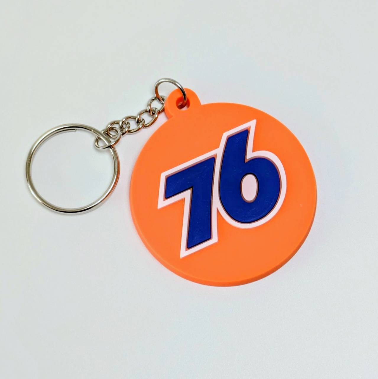 送料無料! ★ラバーキーホルダー★ 【 76 Lubricants ( セブンティーシックスルーブリカンツ ) 】Racing Spec. レーシングスペック 〚アメリカン雑貨 アメトイ〛