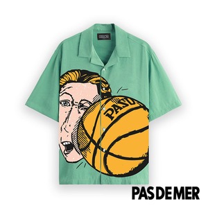 【PAS DE MER/パドゥメ】BASKETBALL SHIRT 半袖シャツ / ROYAL BLUE  / SS24-12102