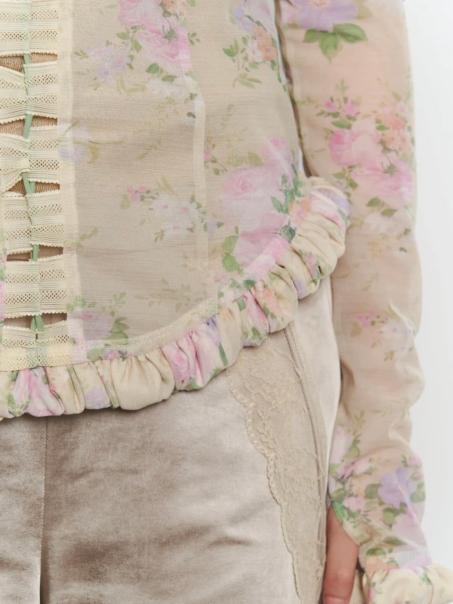 26SS】POOLDE プールデ / AIR TRIM TOP BLOOM / トップス | TRENT online