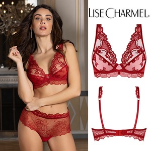 [H13so] パッドなしハーフカップブラ(D) 品番ACH7413 ※大きめ注意【LISE CHARMEL】【リズシャルメル】【インポートランジェリー】