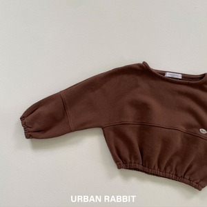 【urbanrabbit】バルーン切替プルオーバー ブラウン 90~130cm 240831