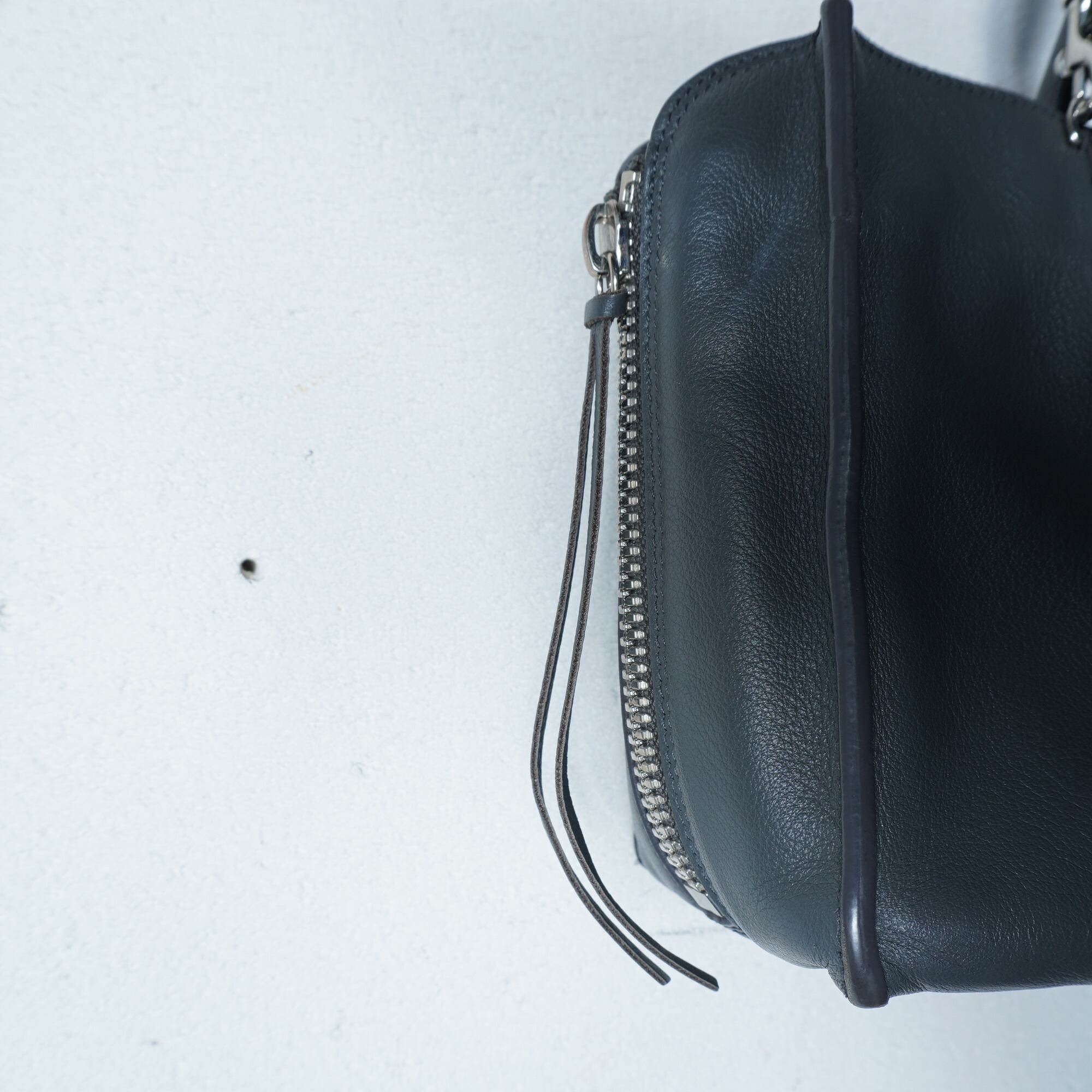 BALENCIAGA】バレンシアガ ペーパーレザー2WAYショルダーバッグ gray
