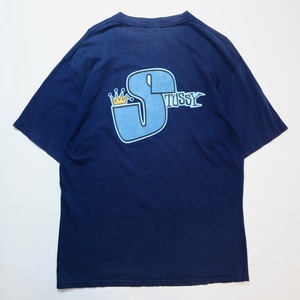 90S STUSSY CROWN LOGO TSHIRT