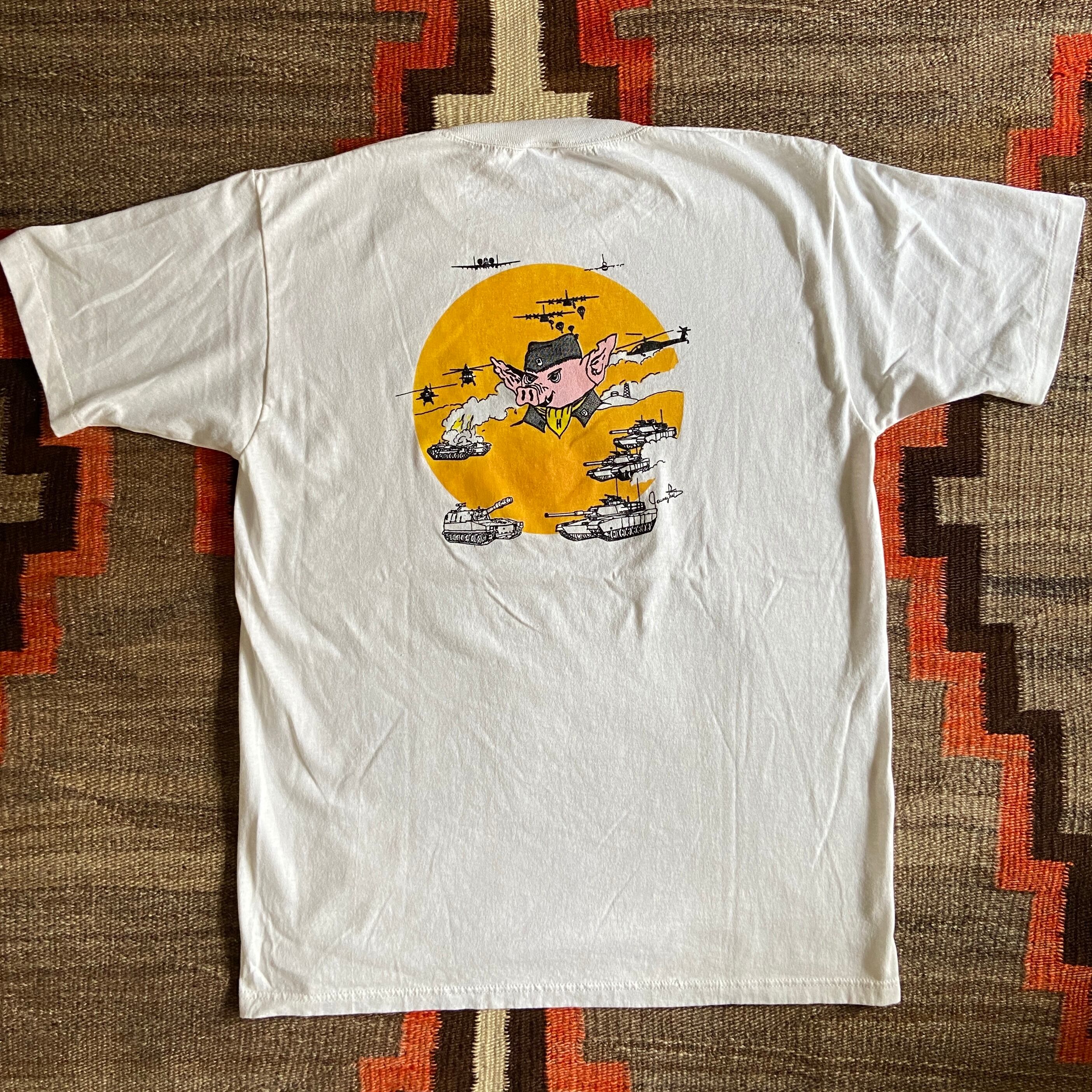 1990s DEAD STOCK JERZEES Tee L Made in USA F763