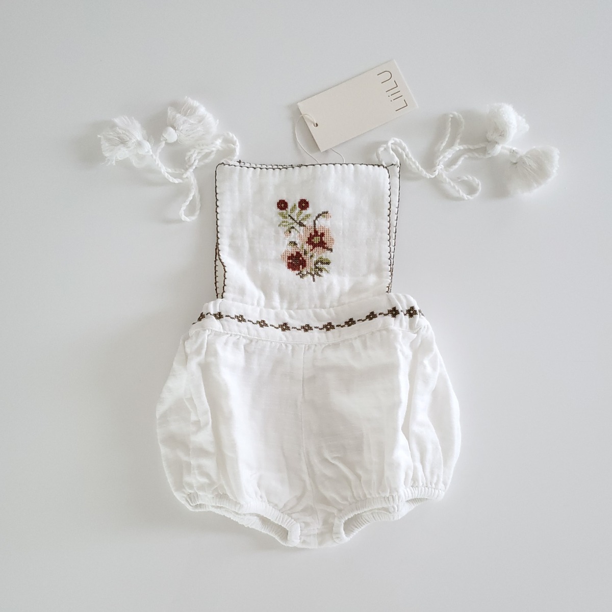 Liilu - Folk romper | k&y for baby and kids