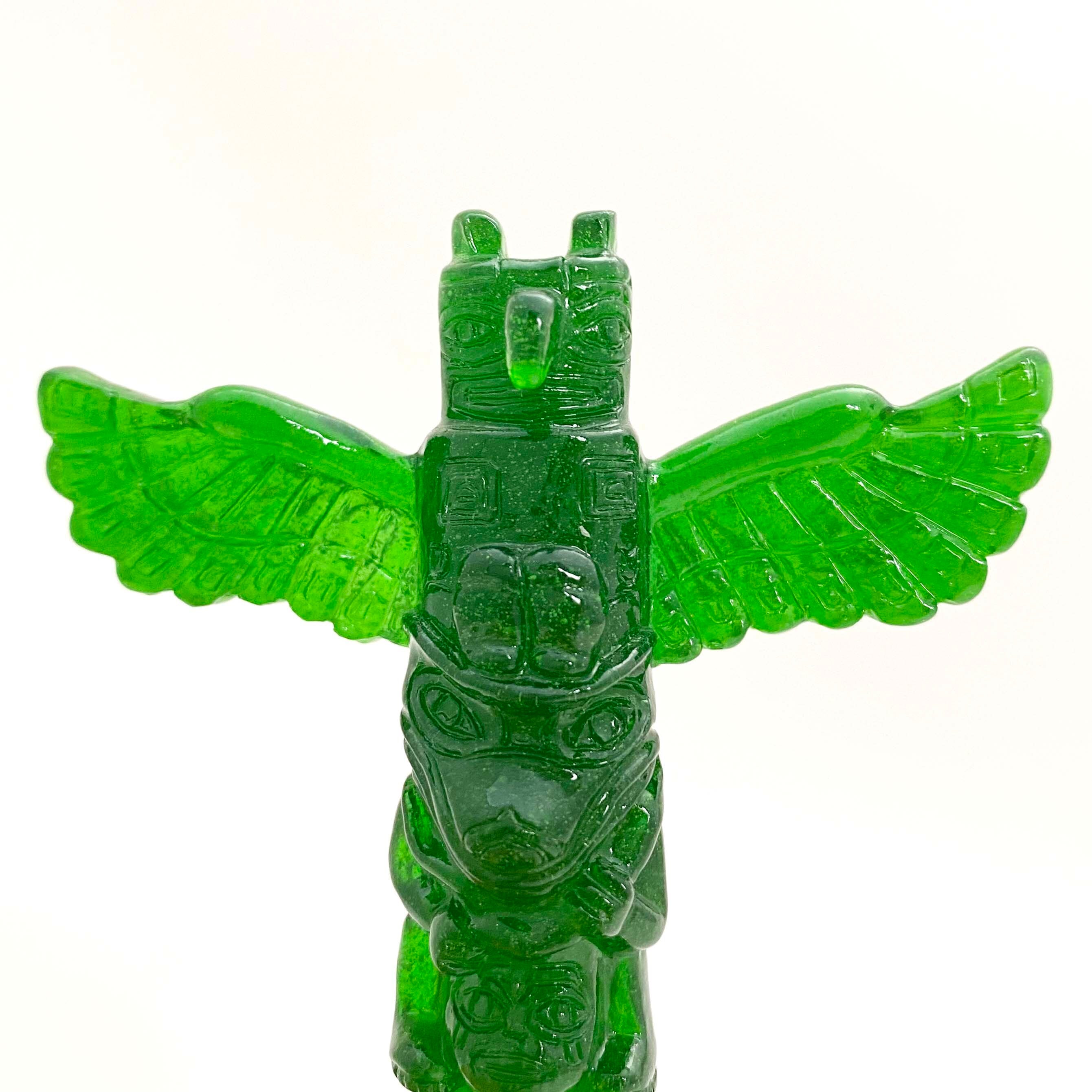 デッドストック・お土産トーテムポール（アラスカ先住民）