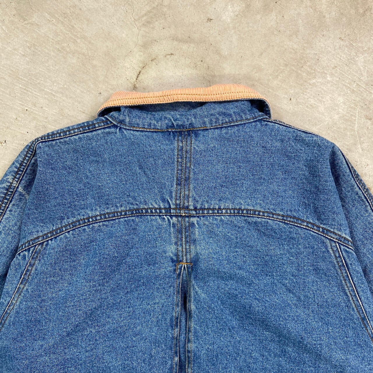 90年代 Great Land デニムジャケット コーデュロイ襟 メンズXL 90年代 Great Land デニムジャケット コーデュロイ襟 メンズXL