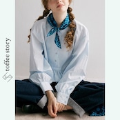 【2color】クシュっと可愛い、コットン100%ドローストリングシャツ P0075
