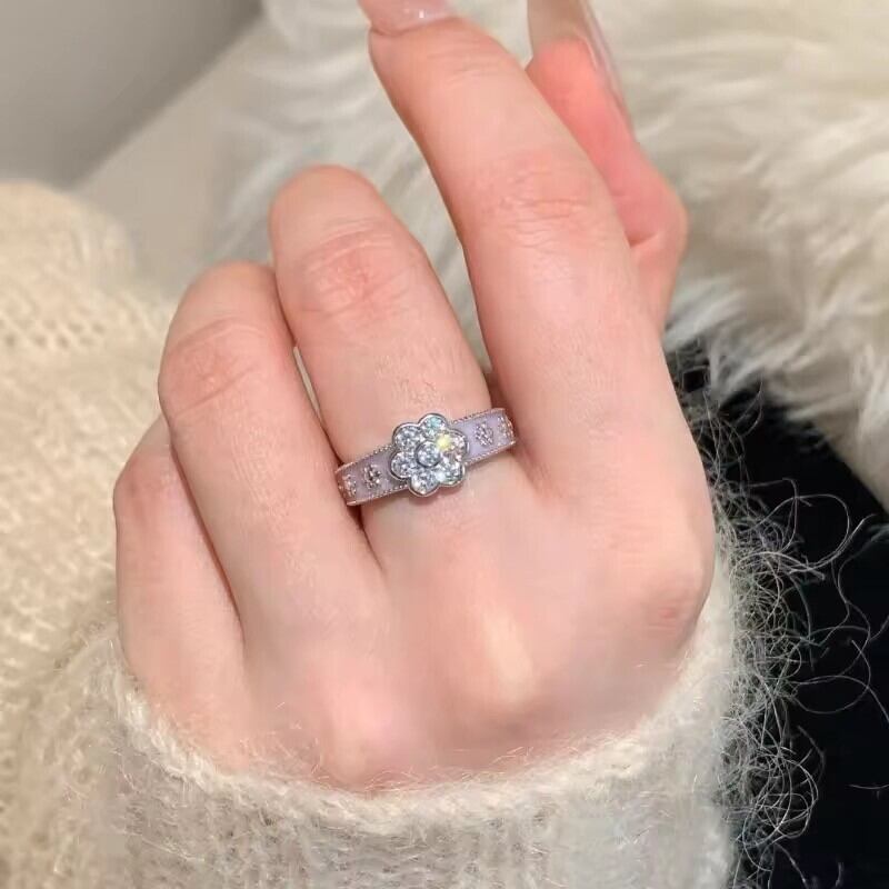 金アレ対応 ラベンダーフラワーリング(0978)