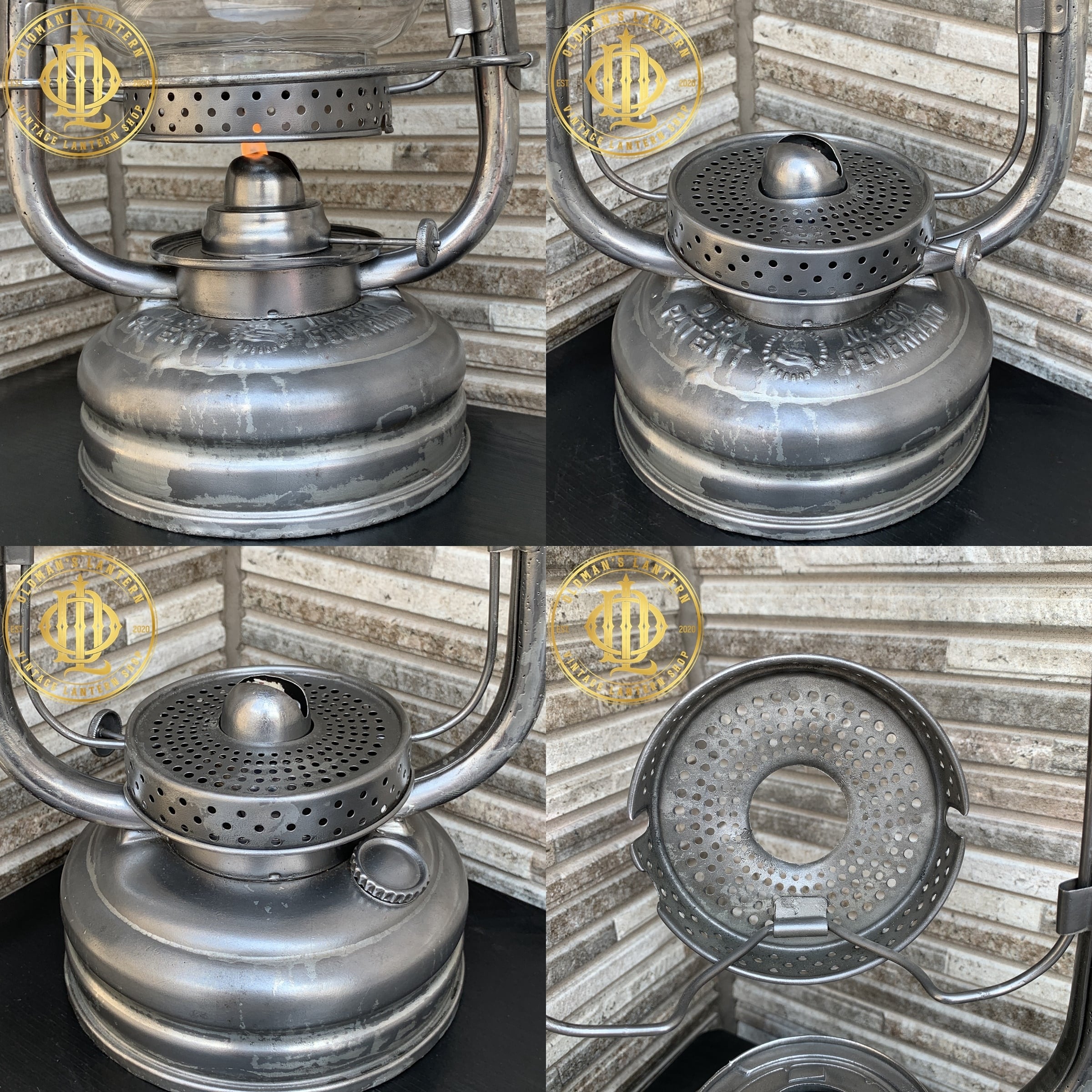 100年前 Feuerhand Nr.201 PATENT 出願中 モデル エンボスガラス 100年前 Feuerhand Nr.201 PATENT 出願中 モデル エンボスガラス