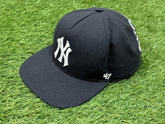 Supreme × NEW ERA NEW YORK YANKEES 47 BRAND CAP NAVY ONE SIZE 09811