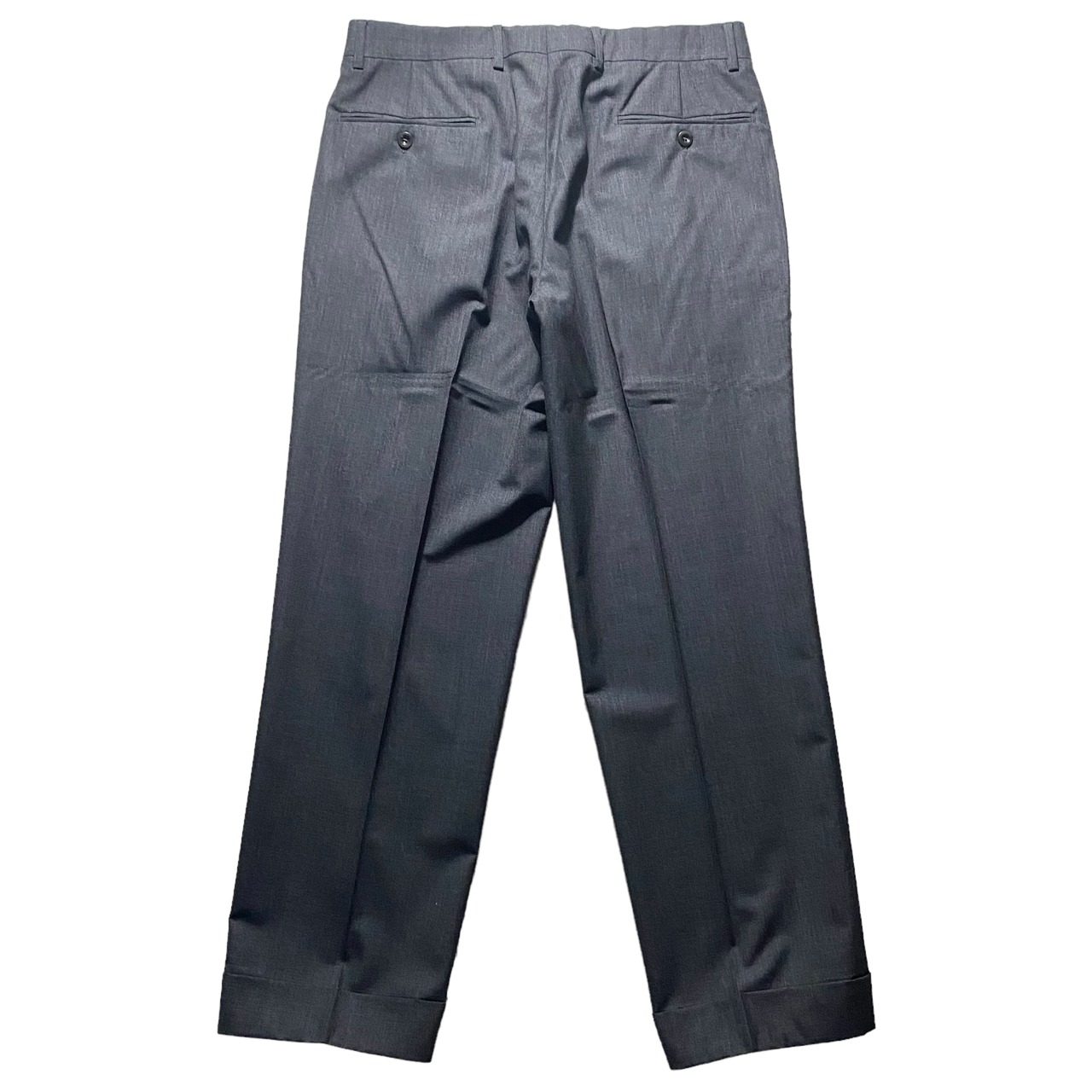 vintage HERMES gray wool slacks