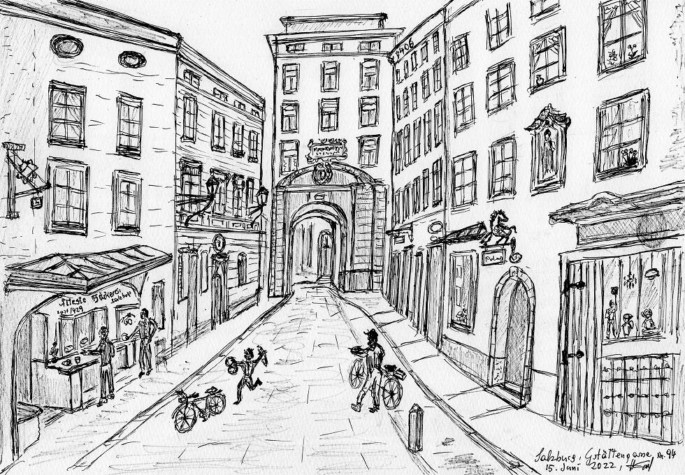 グシュテッテンガッセ (ザルツブルク) | Sbg.Gstaettengasse