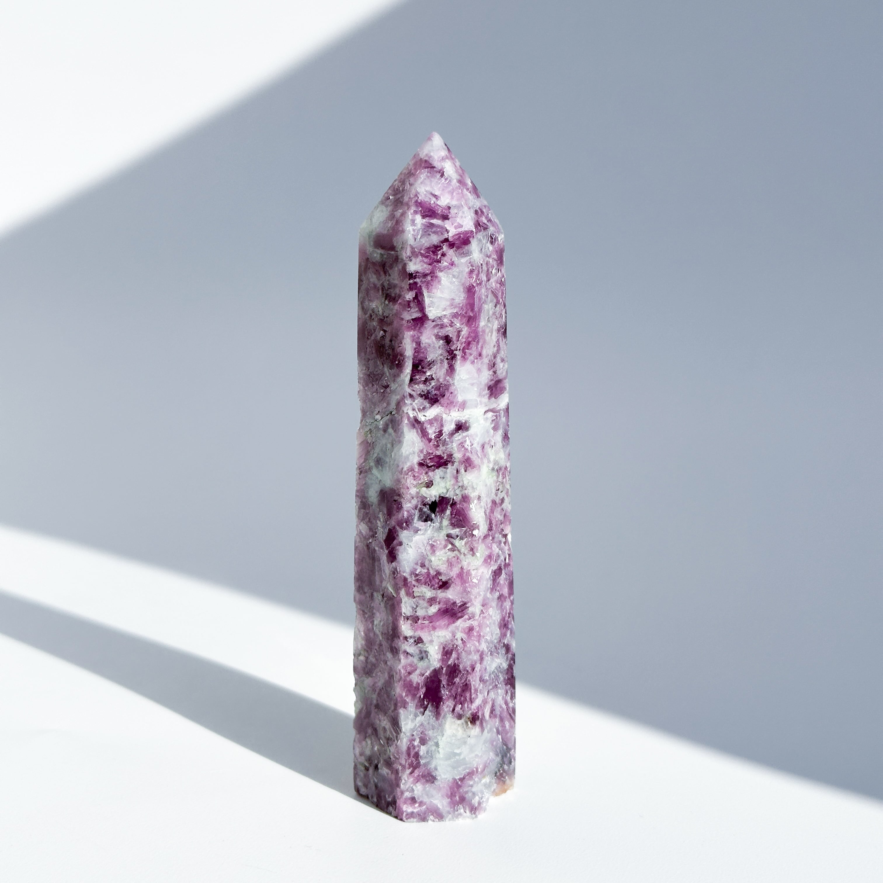 レピドライト タワー型74◇Lepidolite◇天然石・鉱物・パワーストーン