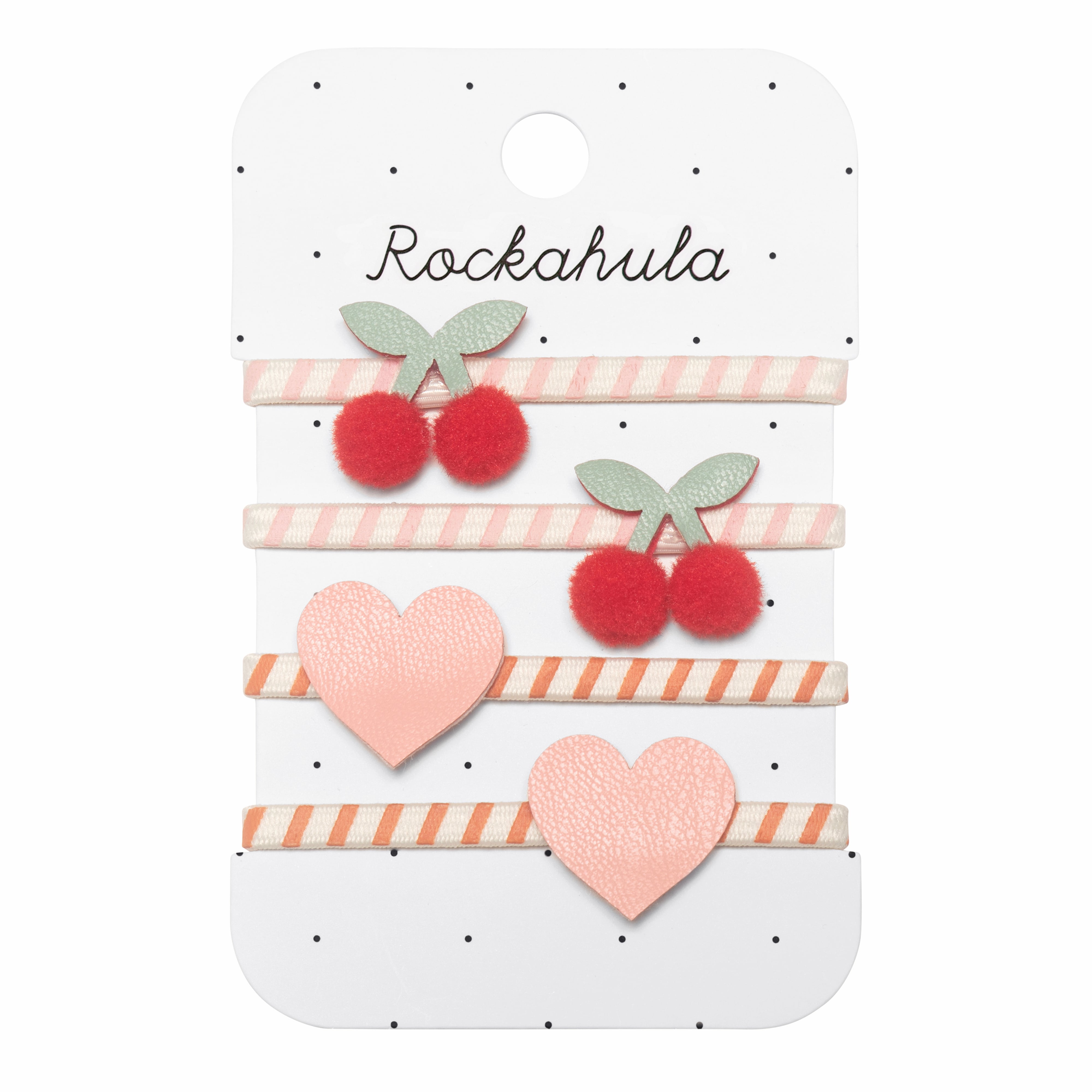 H2339R-Stripy Cherry Ponies-RED
