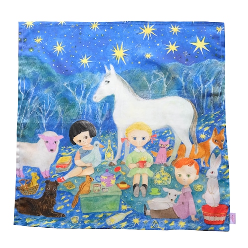 tapestry handkerchief "星空ピクニック"