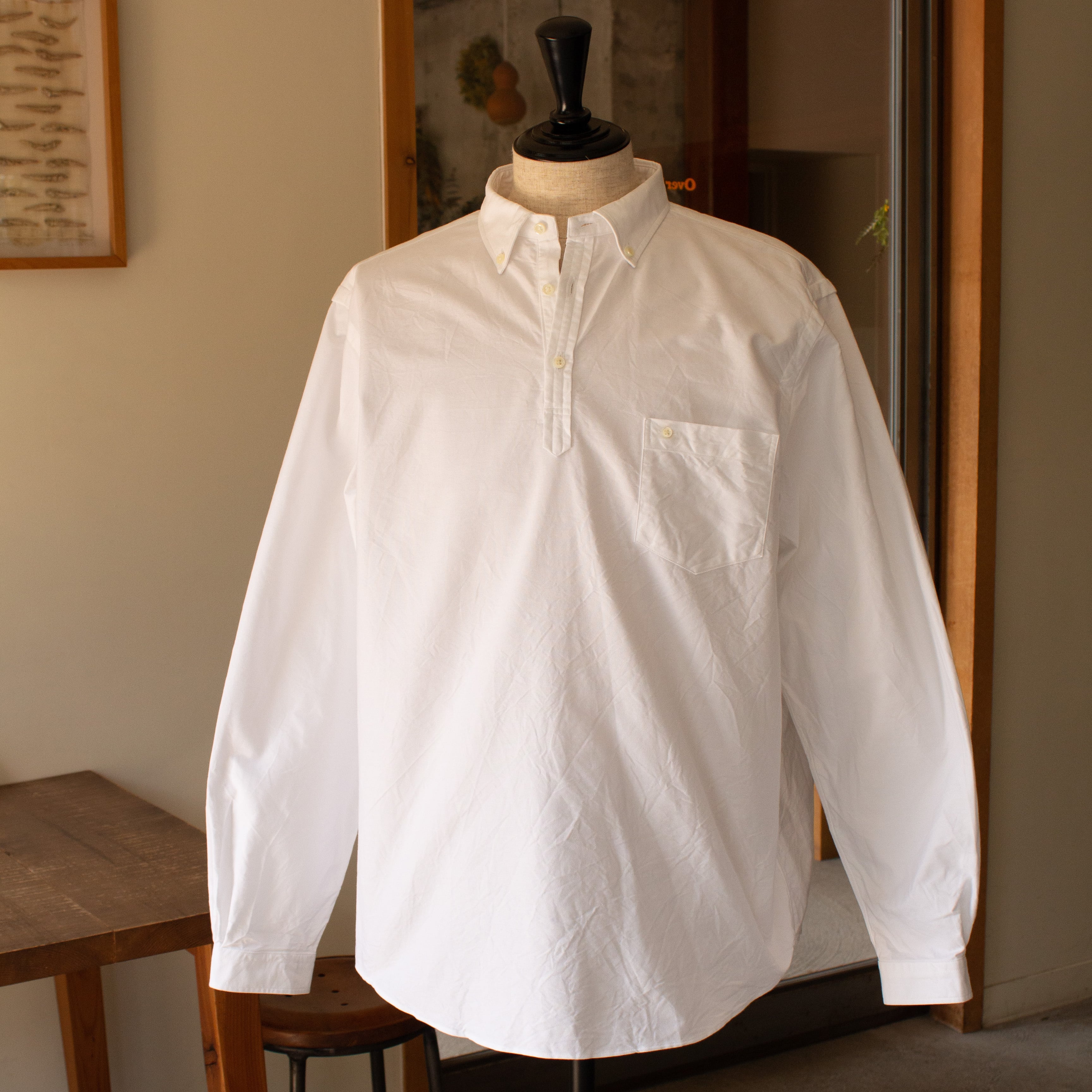 新品】SUNSHINE＋CLOUD MINTENS限定品 SLIP ON OXFORD SHIRTS BIG SIZE