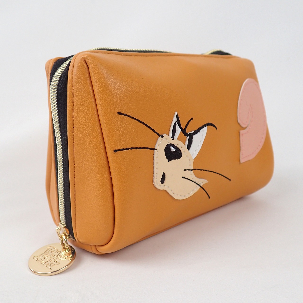 F218229_TOM and JERRY×Flapperフェイスアップリケコスメポーチ - 3