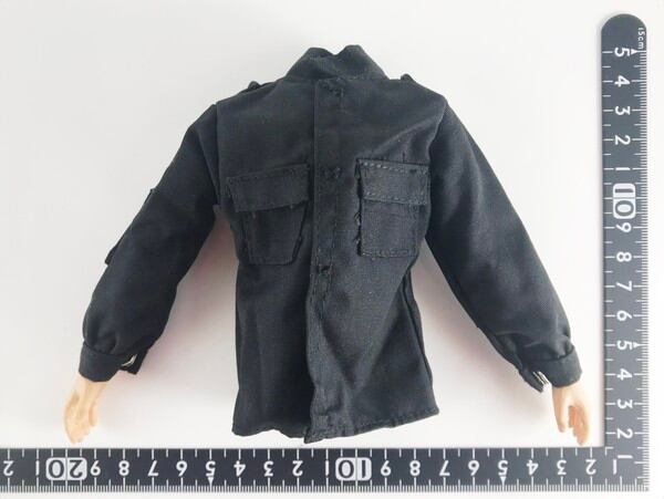 ドール服 1/6 男性用27 軍用黒シャツ DA181 - 画像1