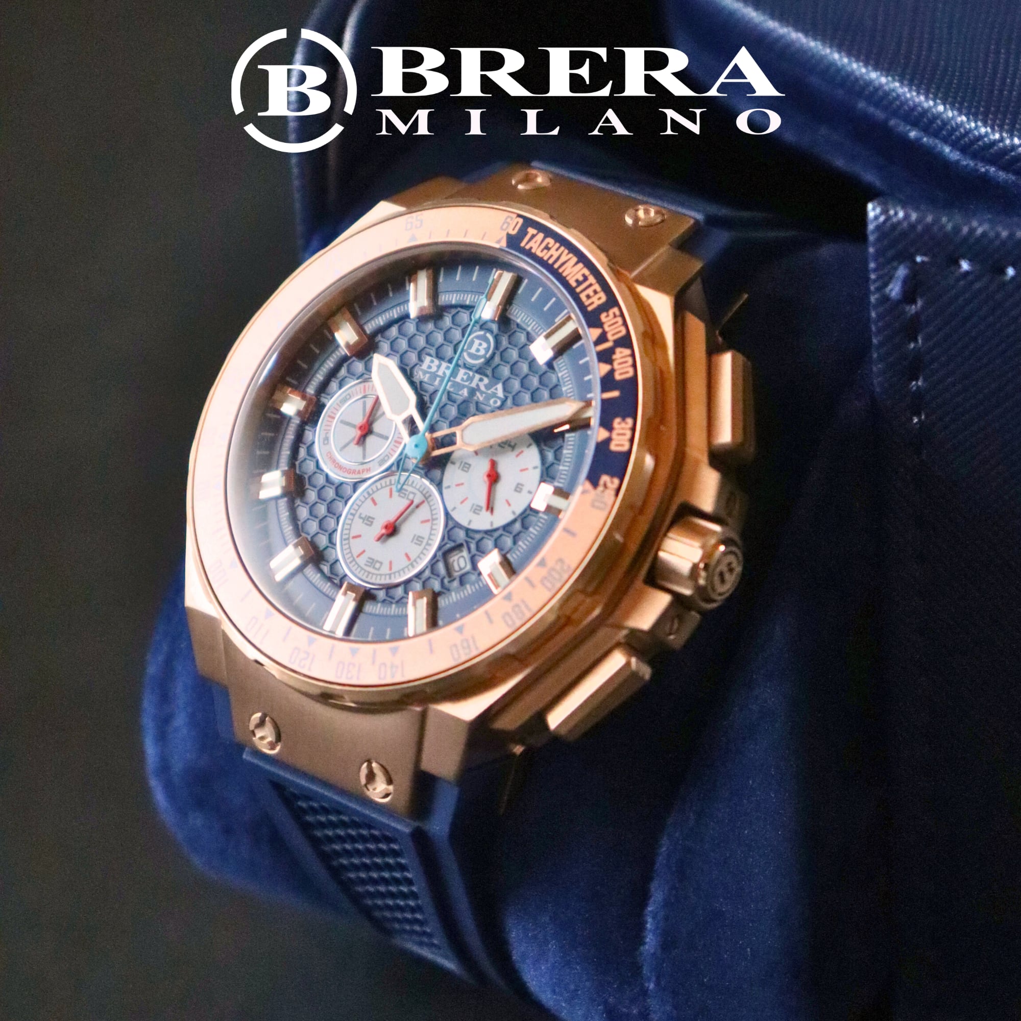 BRERA MILANO GRANTURISMO GT2 QUARTZ CHRONOGRAPH BMGTQC4506