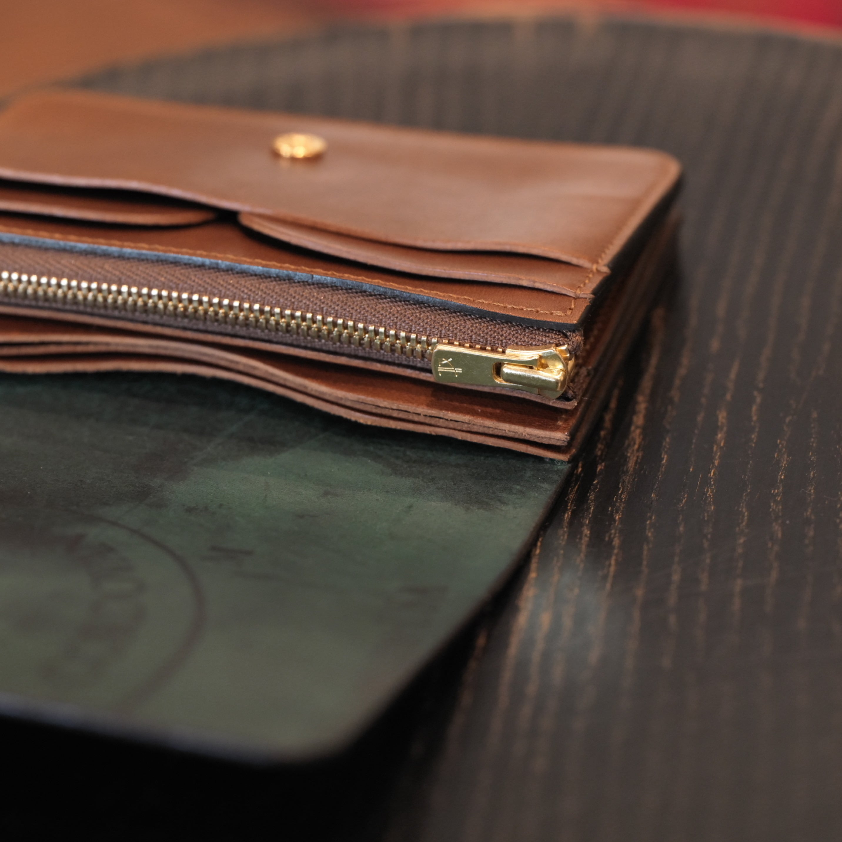 forme Hand wallet Cordovan×DOUBLE forme(フォルメ) 