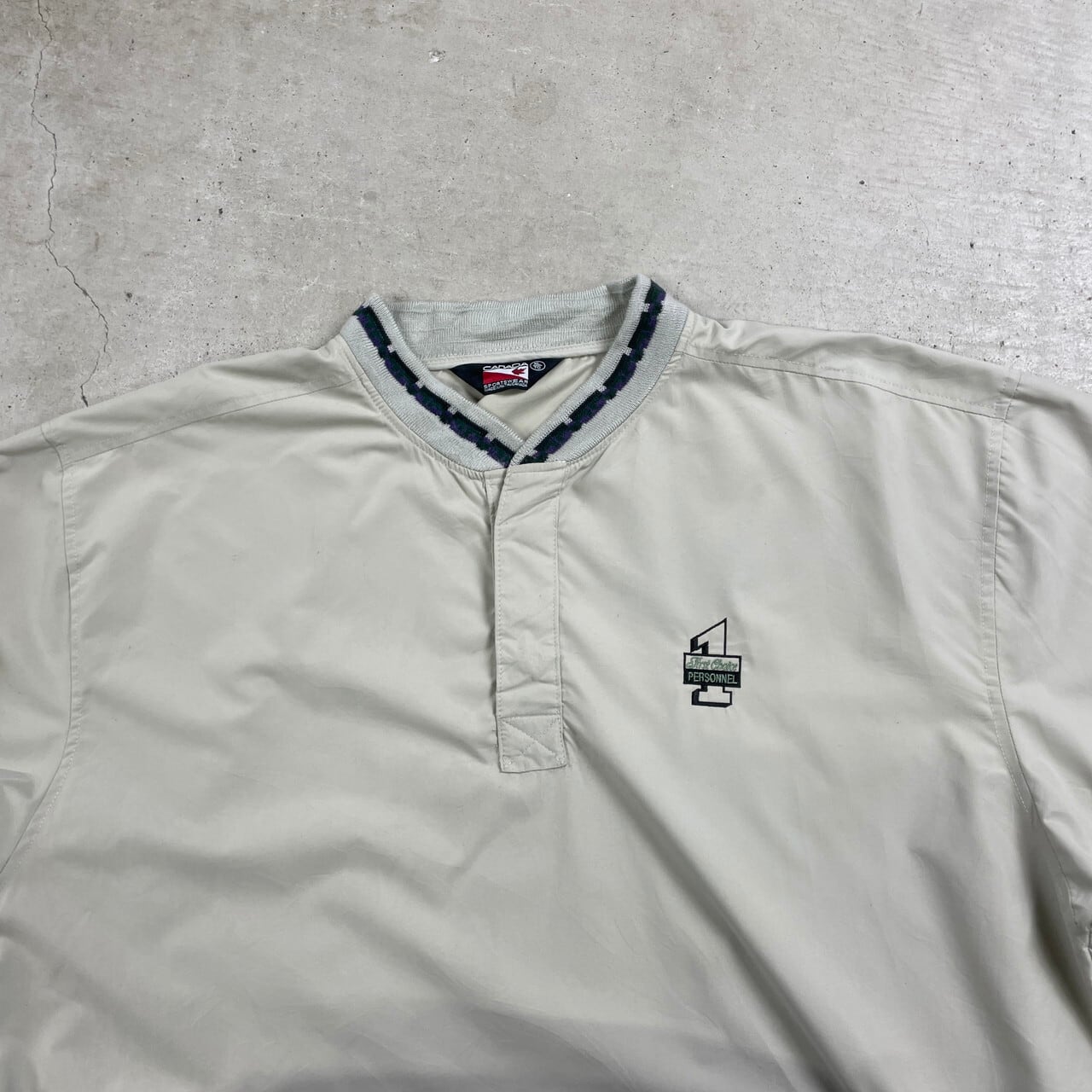 90年代 カナダ製 CANADA SPORTSWEAR プルオーバージャケット 企業ロゴ