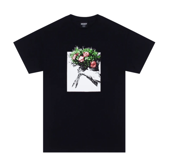 HOCKEY / ROSES TEE / BLACK : L