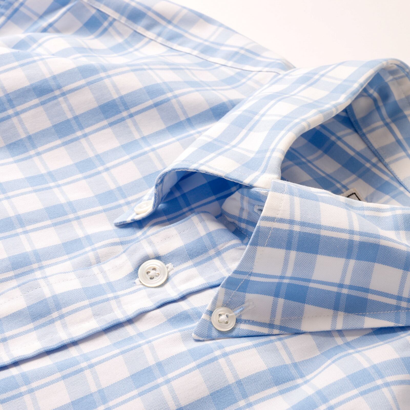 定価14万】HERMES special cotton check shirt made in France mint