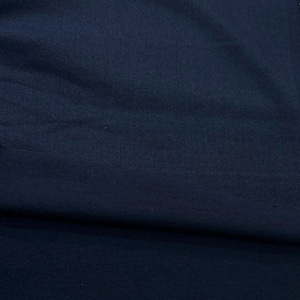 ★TC663◆1.5m◆ウール100%デニム調弱毛羽立ち生地◆ネイビー