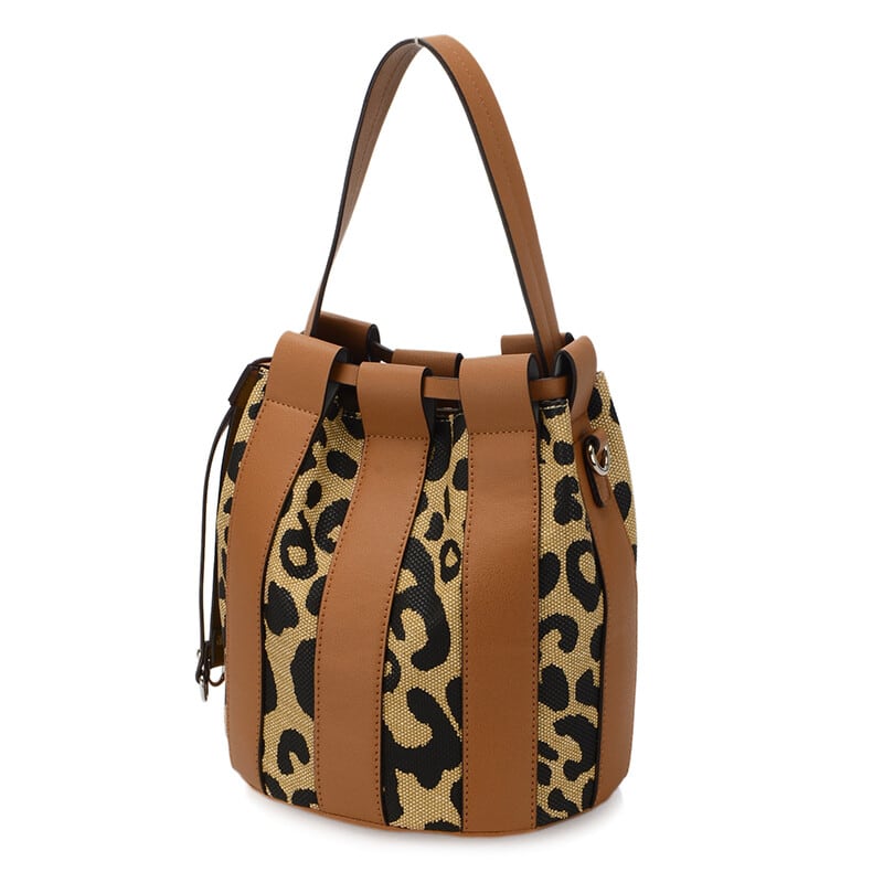 【SELECT】ヒョウ柄 ハンド・ショルダー 2WAYバッグ