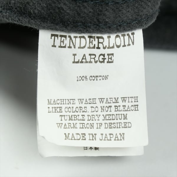 Size【L】 TENDERLOIN テンダーロイン BASEBALL SHT CHARCOAL ベース