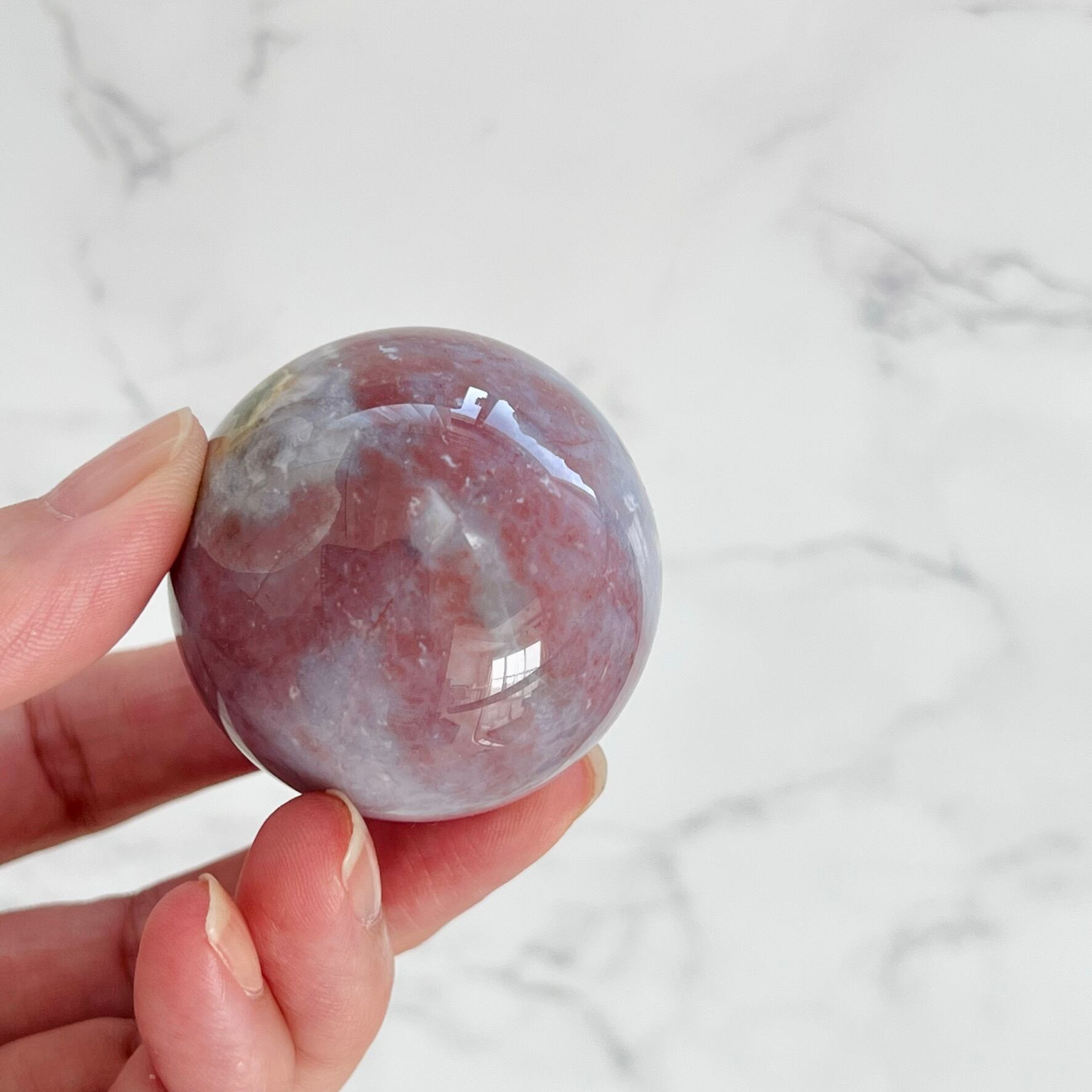 専用すごい虹！ジラソルクォーツ　スフィア　めちゃくちゃ可愛い　デカ　高品質 専用すごい虹！ジラソルクォーツ スフィア めちゃくちゃ可愛い