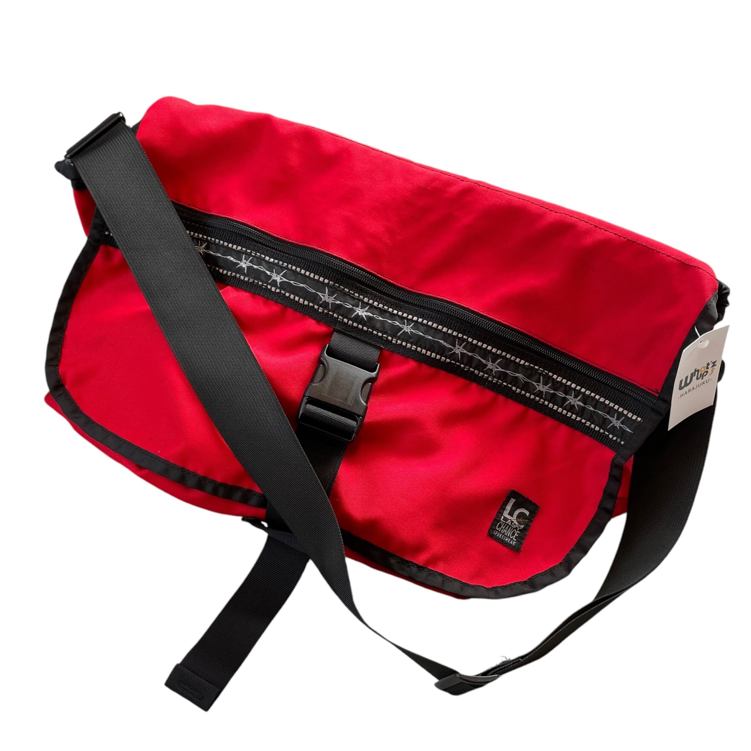 90s LAST CHANCE "Barbed wire" messenger bag