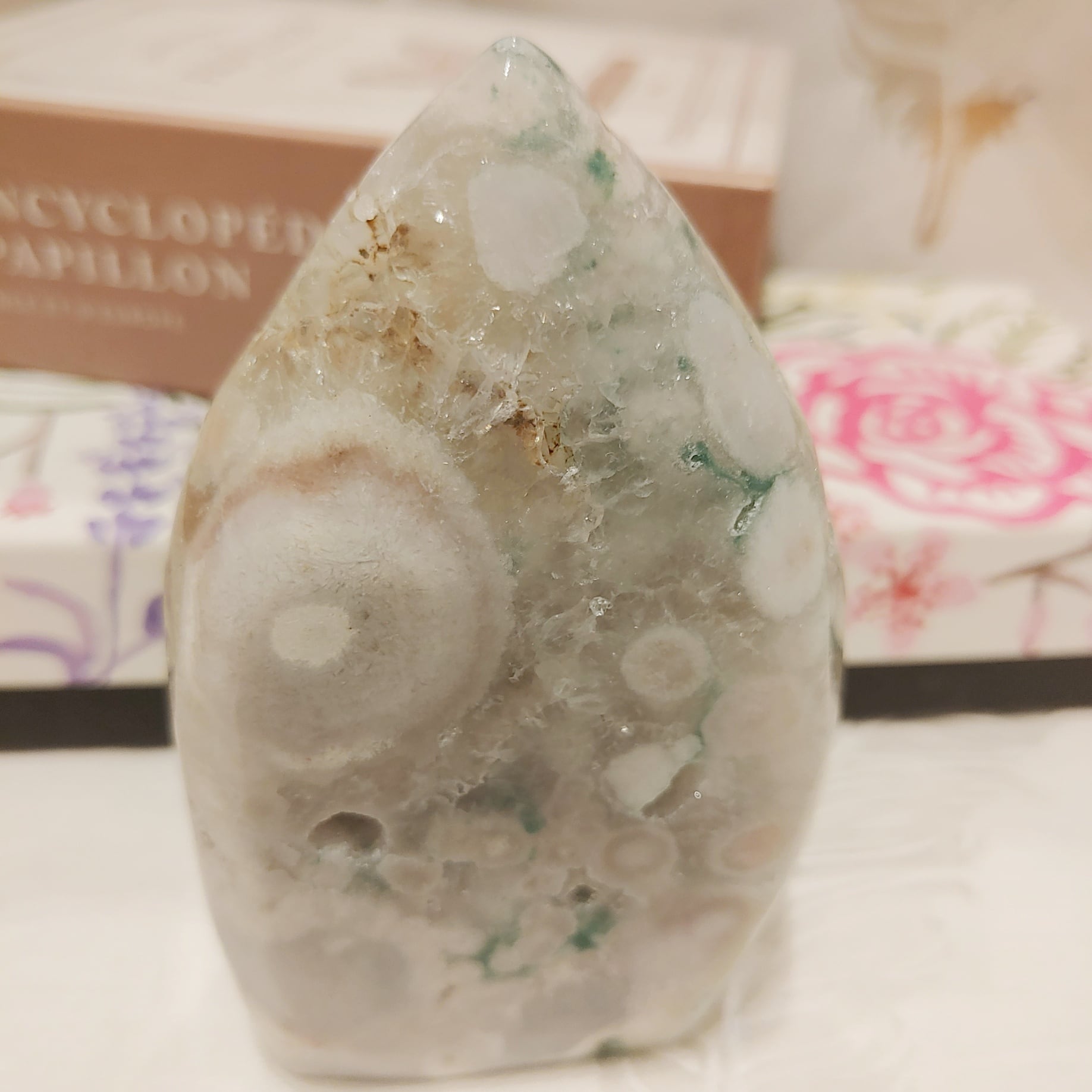 ピンクアメジスト&フラワーアゲートフリーフォーム | Happy♡haru