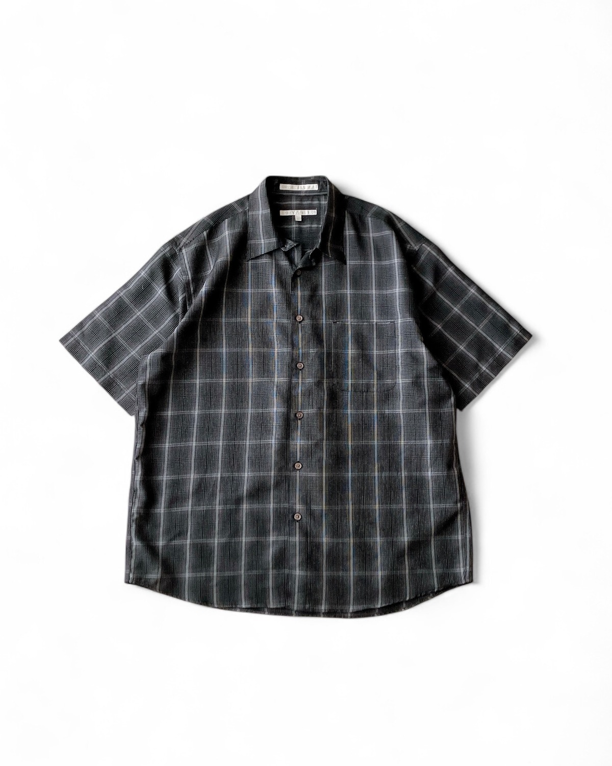 90s PERRY ELLIS Rayon×Polyester S/S Shirt / ペリーエリス 金タグ 