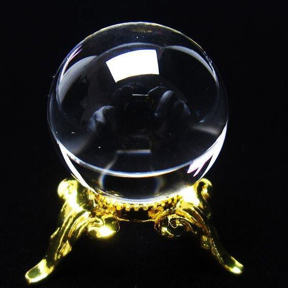 水晶 丸玉 ブラジル産 20mm 一点物 141-6367