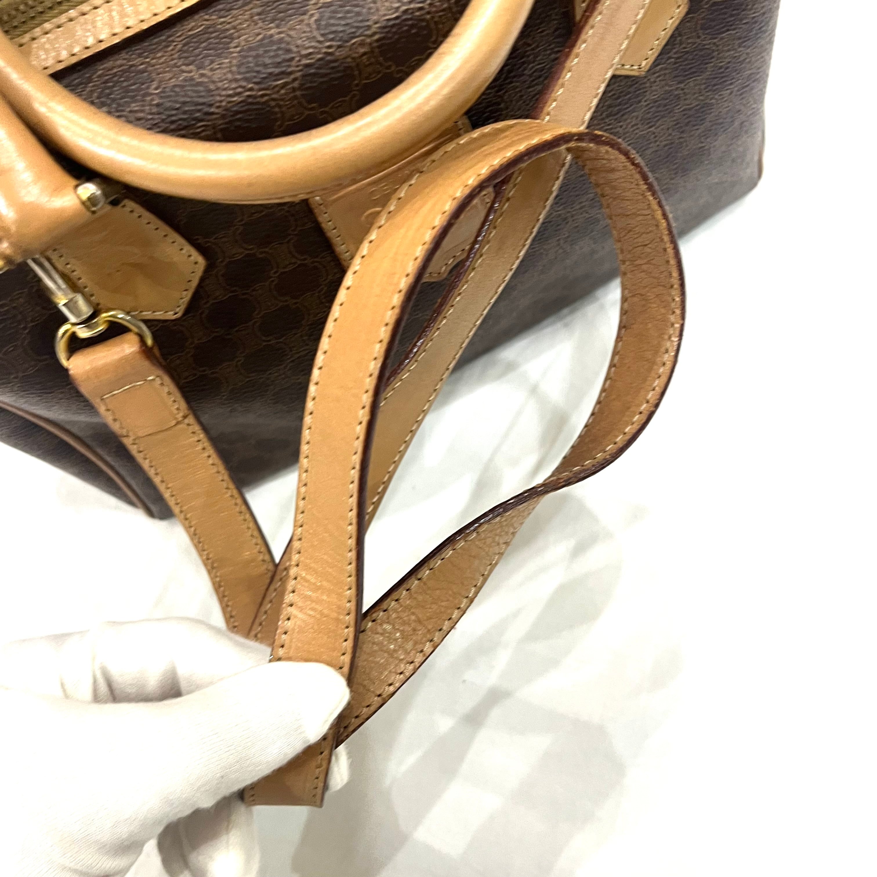 CELINE】 日常に。セリーヌマカダム 2wayボストンショルダーバッグ