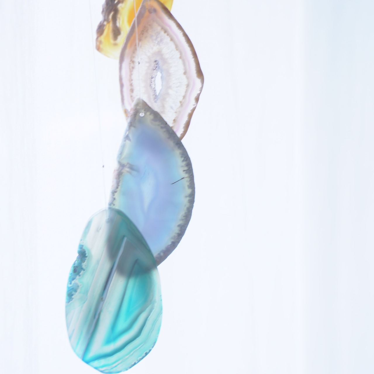 AKEBOSHI 05 - アゲートヒーリングチャイム / Agate Sun Catcher Wind Chime 1042