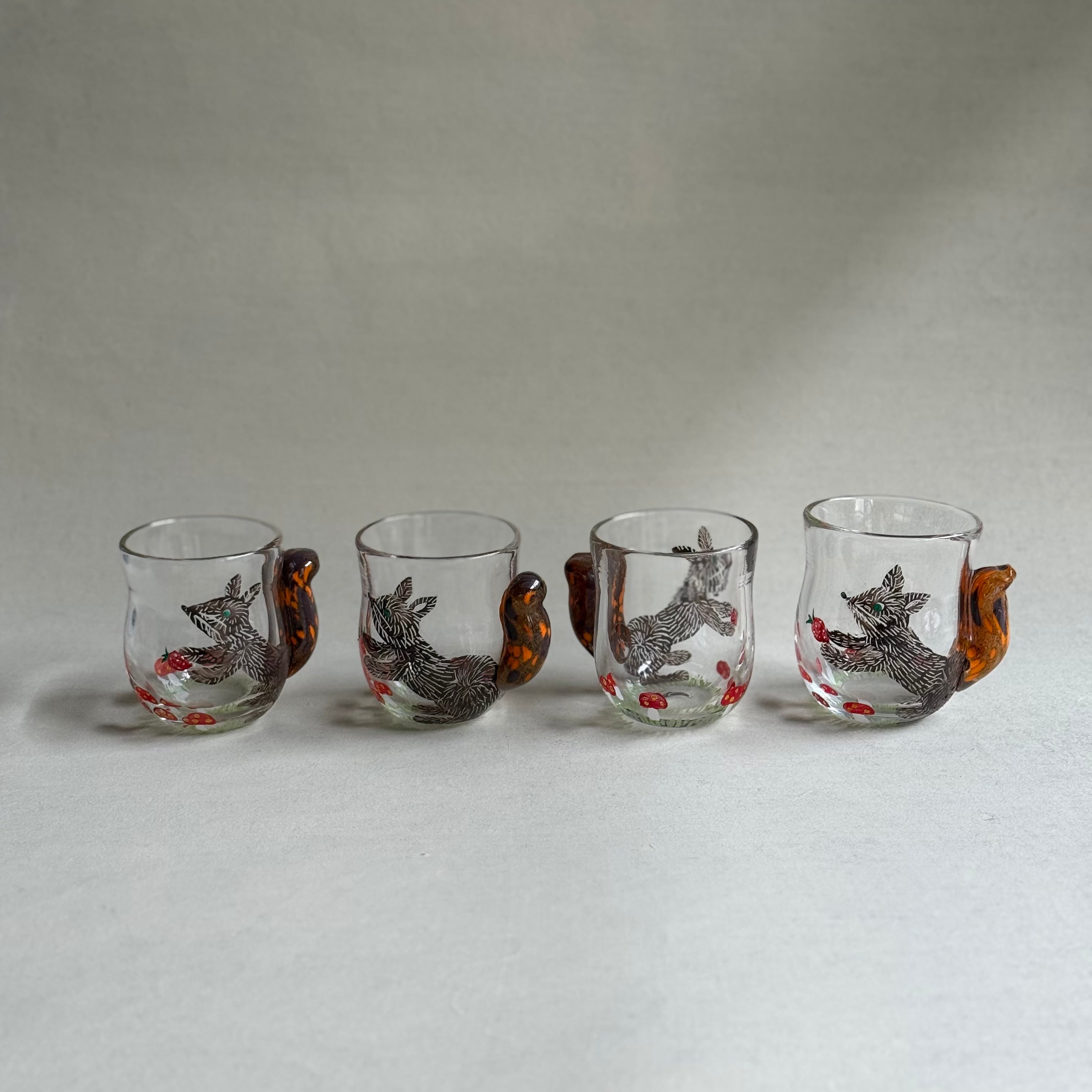 土井朋子 リスのコップ