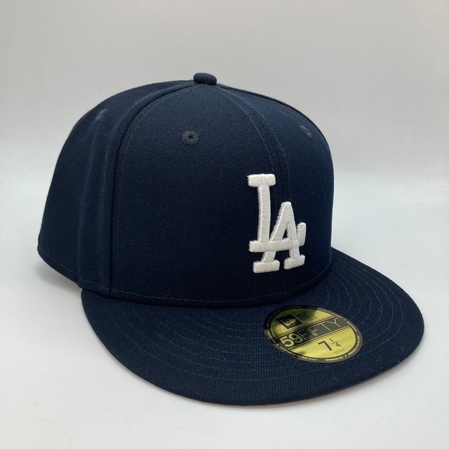 NEW ERA 59FIFTY/5950 ドジャース　LA　ドジャース　ネイビー　ホワイト