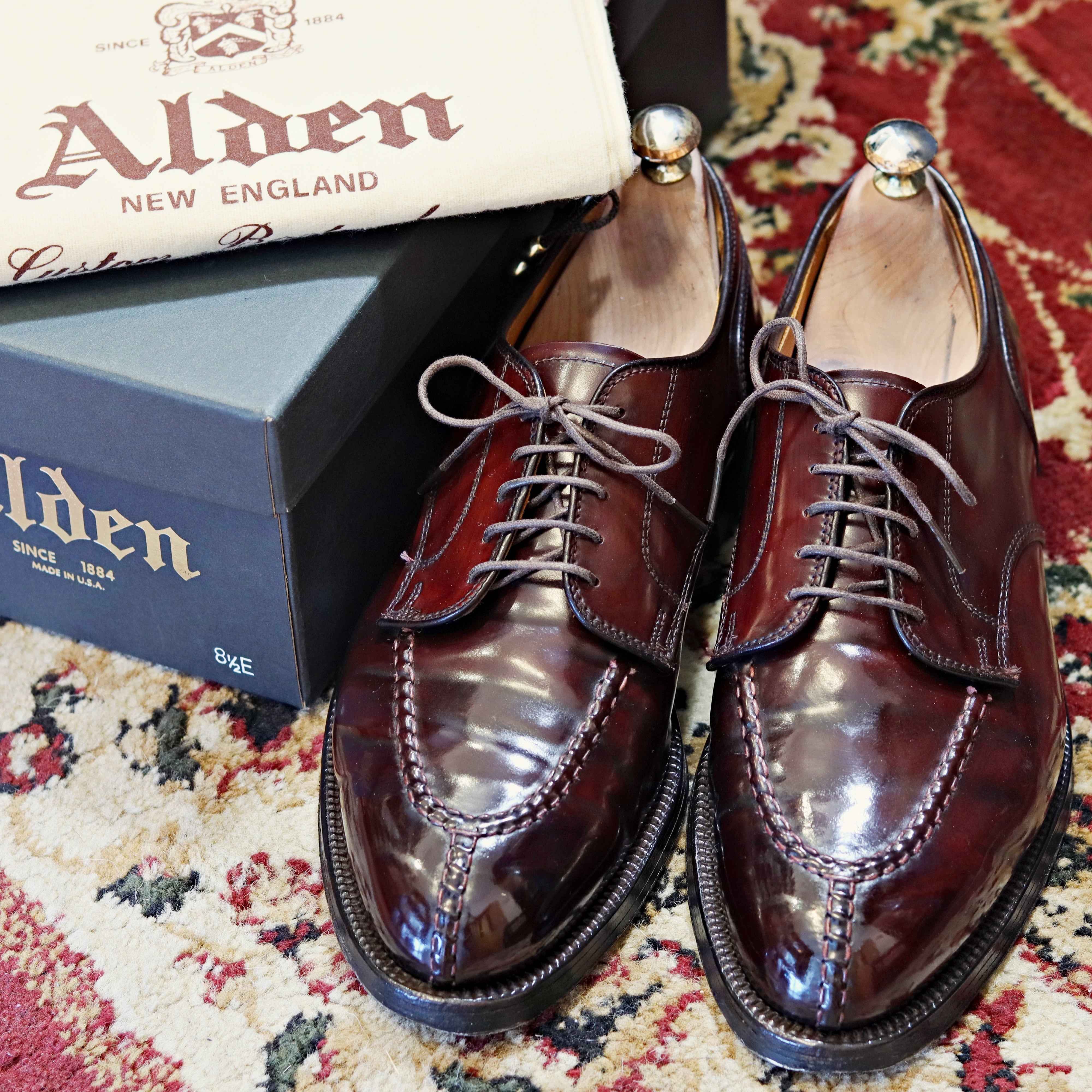 【美品】オールデン コードバン NST alden