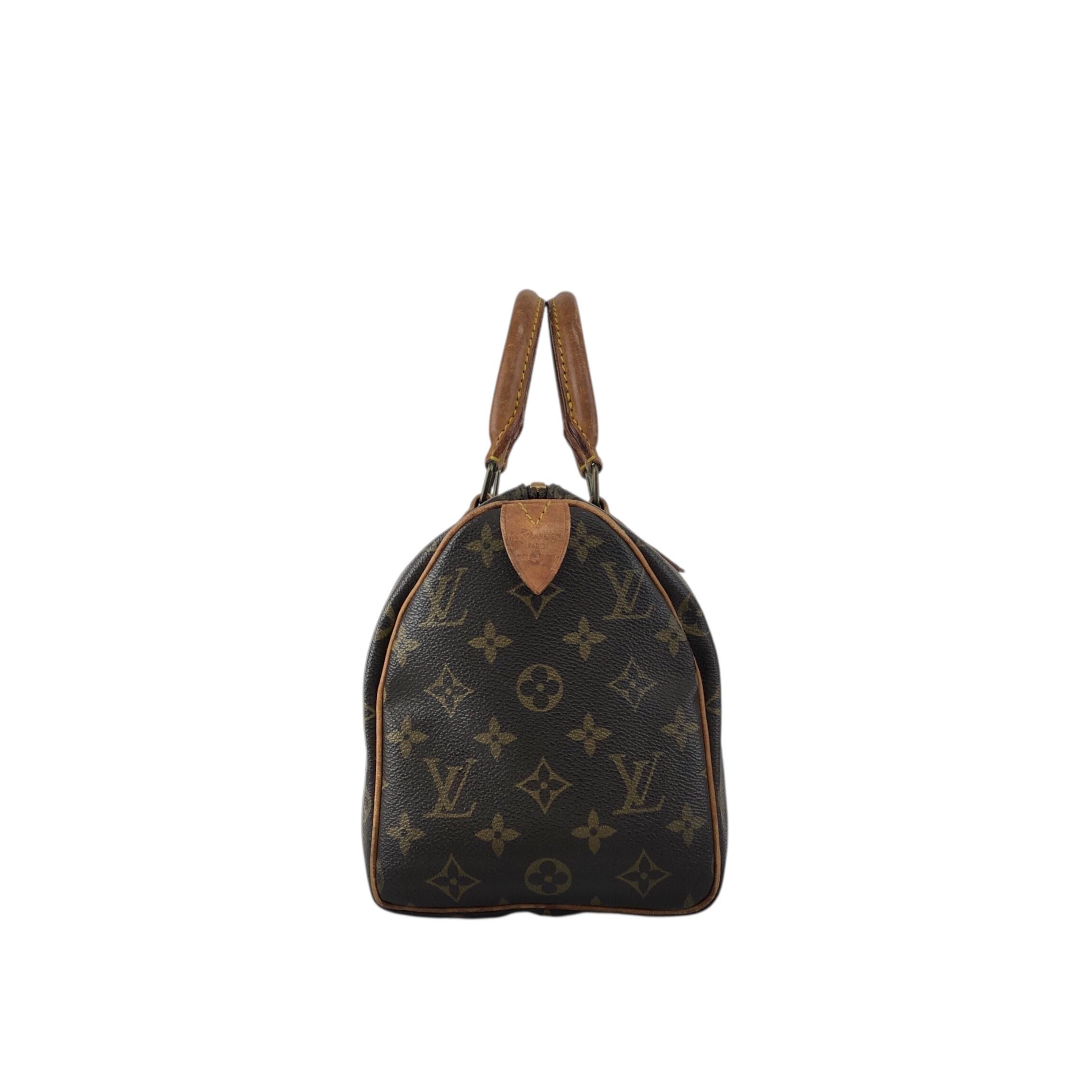 LOUIS VUITTON ルイヴィトン モノグラム ハンドバッグ ブラウン PVC