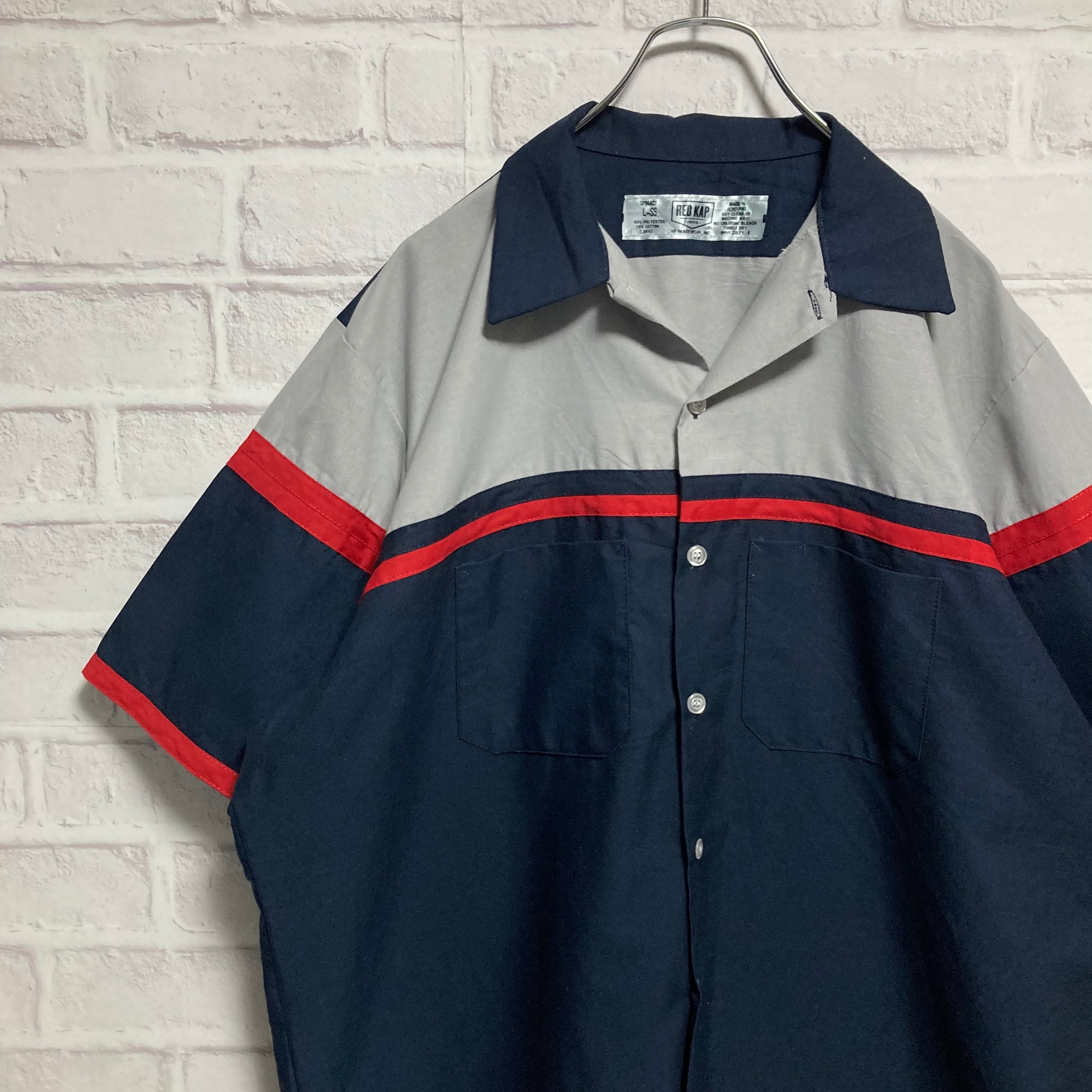 RED KAP】S/S Shirt L “WORK SHIRT” レッドキャップ 半袖 ワークシャツ ...