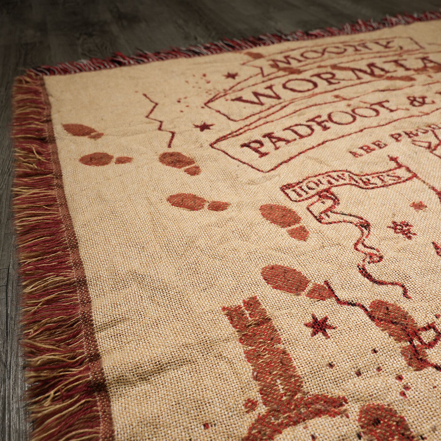 ヴィンテージ ラグ ハリー・ポッター 忍びの地図 マローダーズマップ