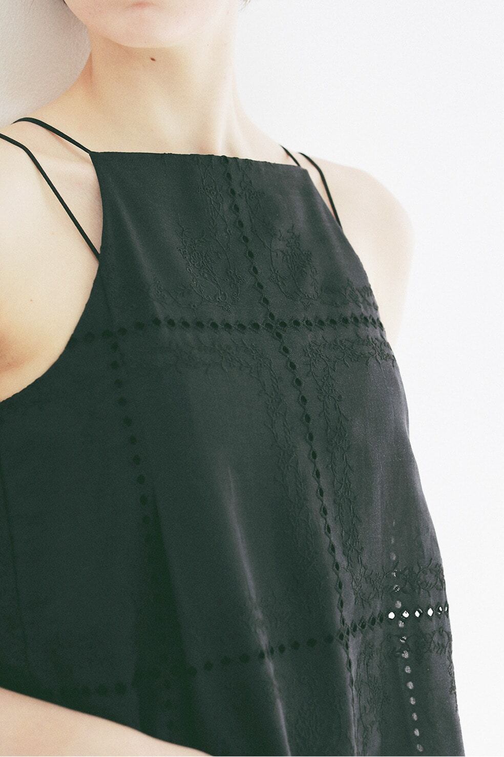 CLANE EMBROIDERY LACE CAMI ALL IN ONE 3色展開 | FLICKA ASHIYA