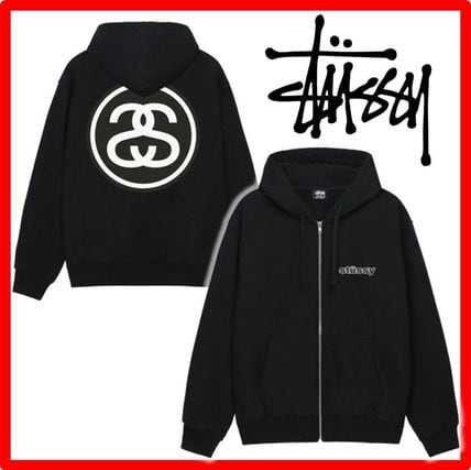 ステューシー] ジップアップパーカー SS-LINK ZIP HOOD ZIP
