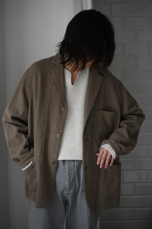blurhmsROOTSTOCK / Rough&Smooth Thermal Over-neck L/S (Heather Oatmeal)